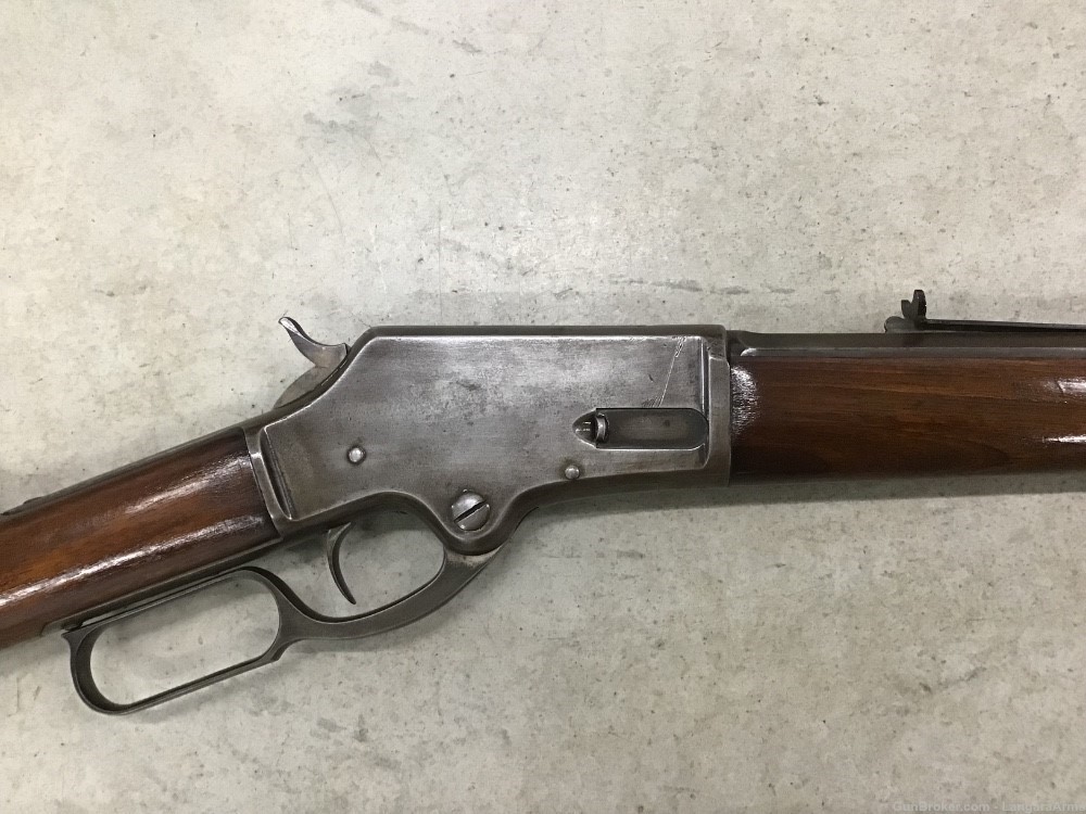 Antique Marlin Model 1881 Lever Action Rifle .32-40 28” Octagon Barrel-img-2