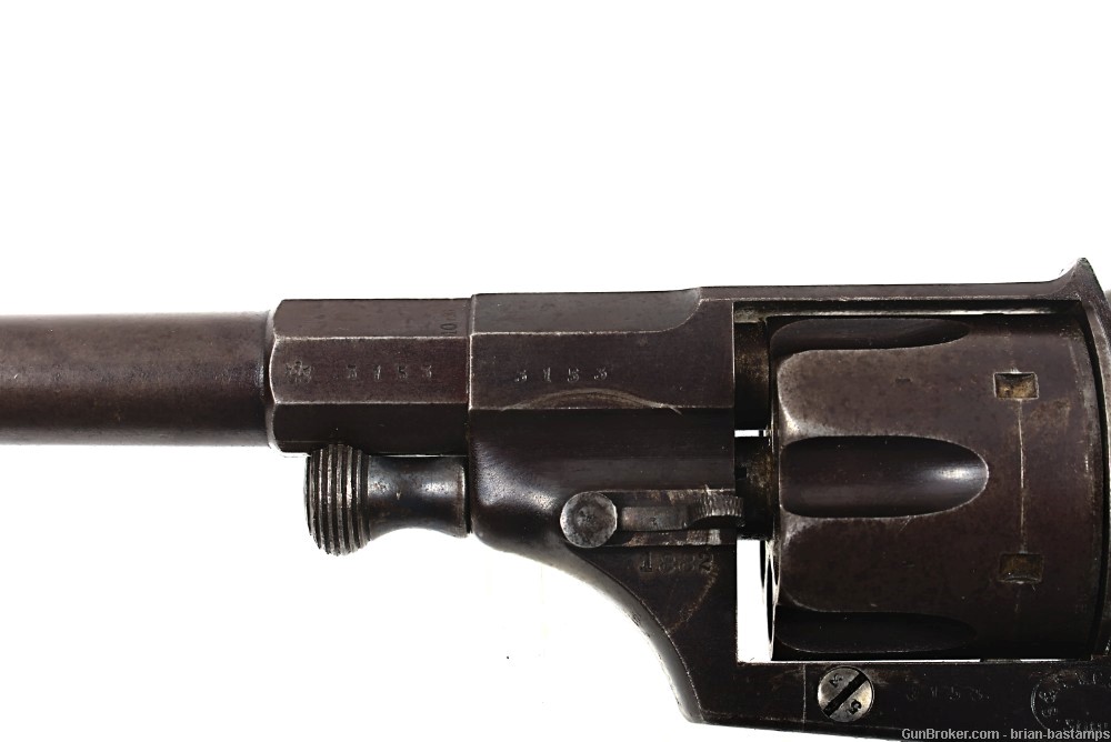 German S&S Suhl Model 1879 10.55mm Reichsrevolver – SN: 3153 (Antique)-img-20