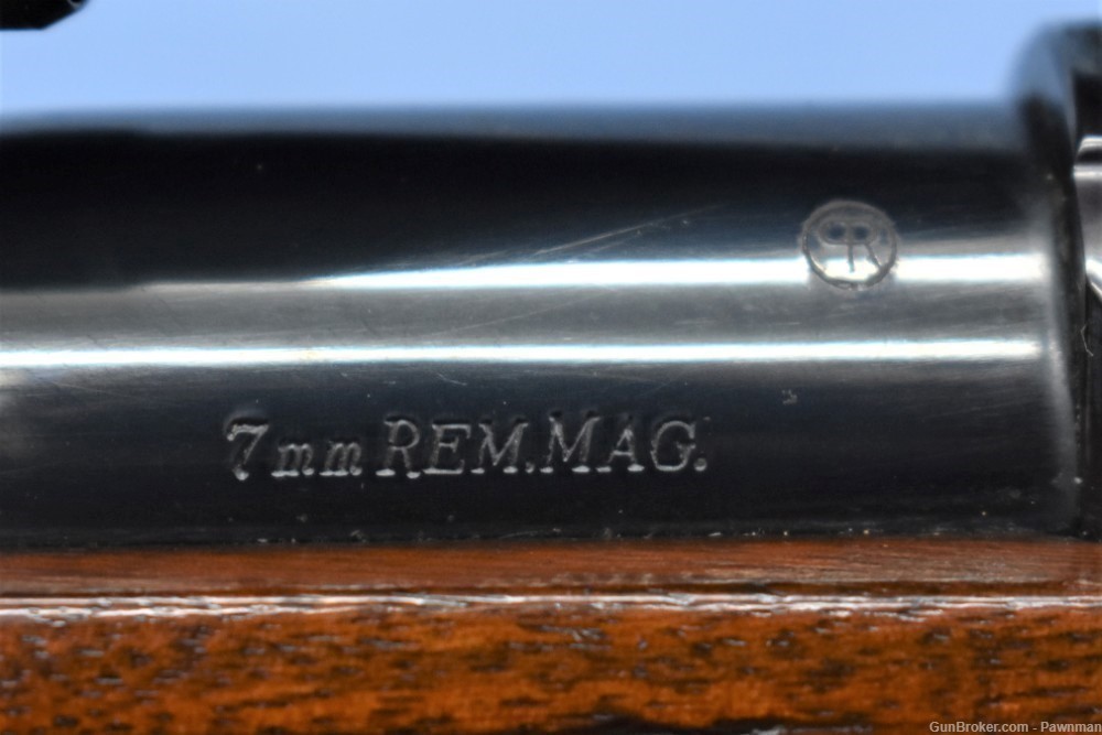 Ruger M77 in 7mm Rem Mag Tang safety made 1978-img-10