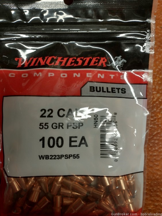 22 CAL  55 GR PSP 3 Bags of 100 EA  WB223PSP55 Winchester -img-0