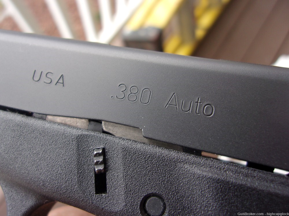 Glock 42 .380 Semi Auto 3.25" Pistol 99% Hardly Fired In Box G42 $1START   -img-6