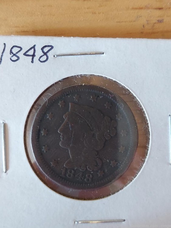 1848 LARGE CENT **GREAT GIFT***** (Q2)-img-0