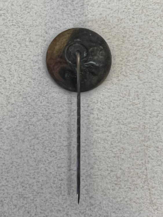 Original German WW2 NSDAP Political Enamel Party Stick Pin w/Swastika-img-1
