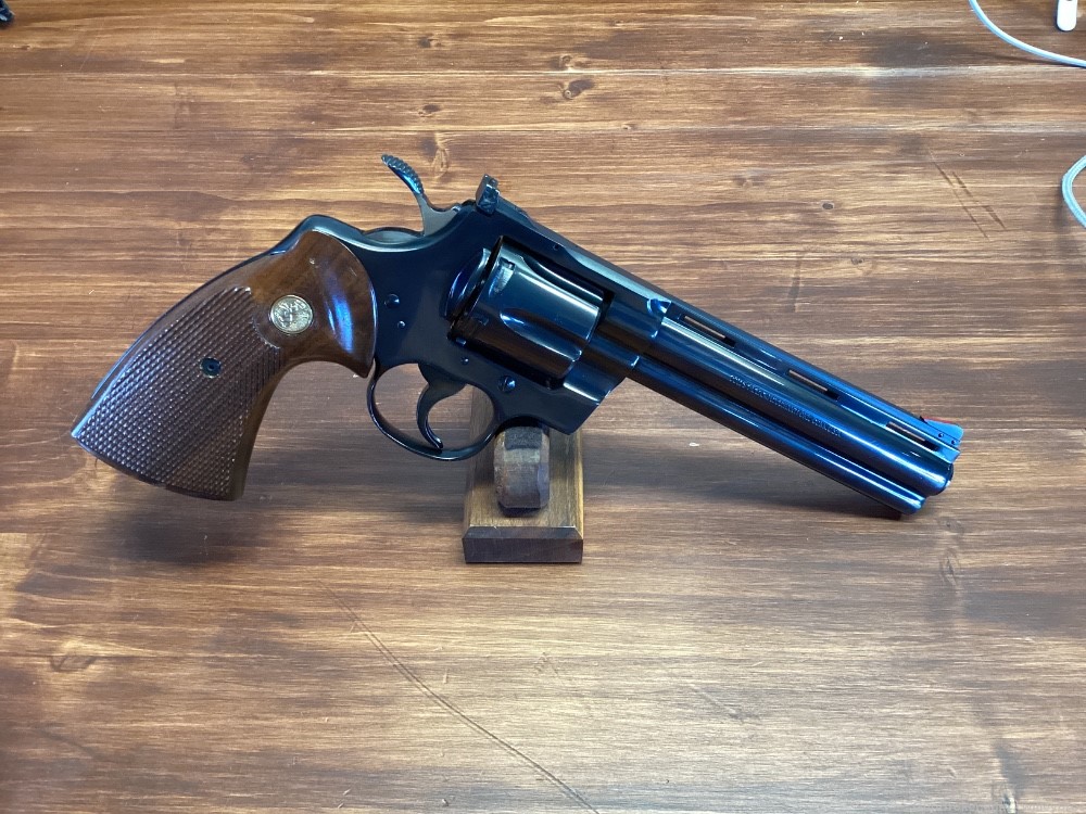 1976 Colt Python .357 Mag 6” Small Blems Bright Bore Perfect Timing-img-8