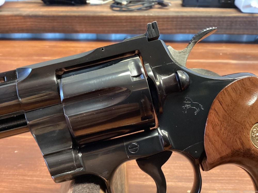 1976 Colt Python .357 Mag 6” Small Blems Bright Bore Perfect Timing-img-6