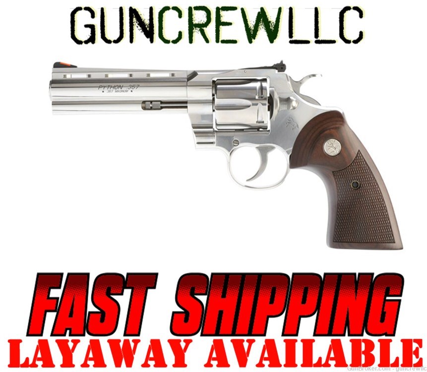 Colt Python SP5WTS SS 5" 357mag 357 mag BRAND NEW LAYAWAY AVAILABLE-img-0