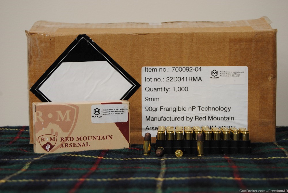 Red Mountain / Maxim 90gr Frangible nP Technology    -img-3