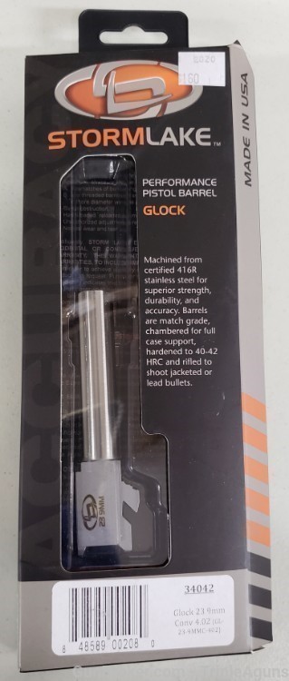 Stormlake Glock 23 9mm conversion barrel -img-0