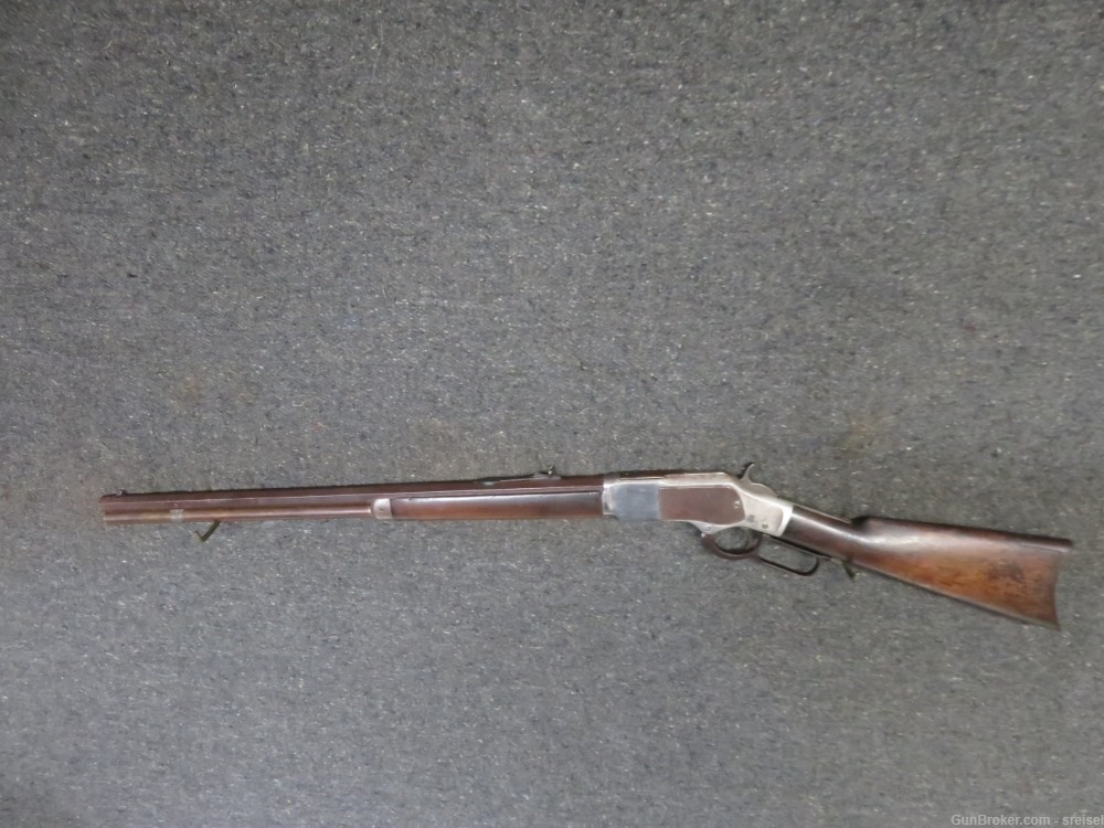 ANTIQUE US MODEL 1873 LEVER ACTION RIFLE-.38 WCF-MFG 1887-img-3
