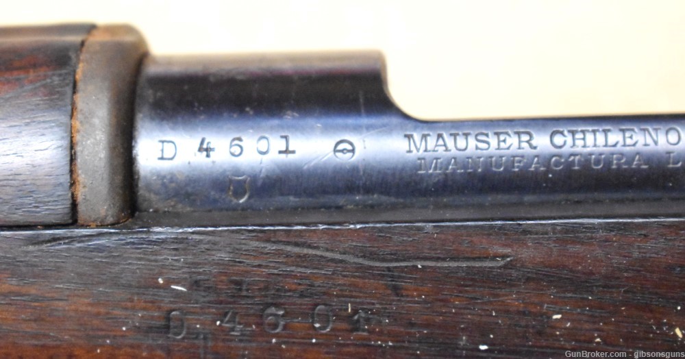 Antique Chilean 1895 Mauser rifle. 7x57-img-13