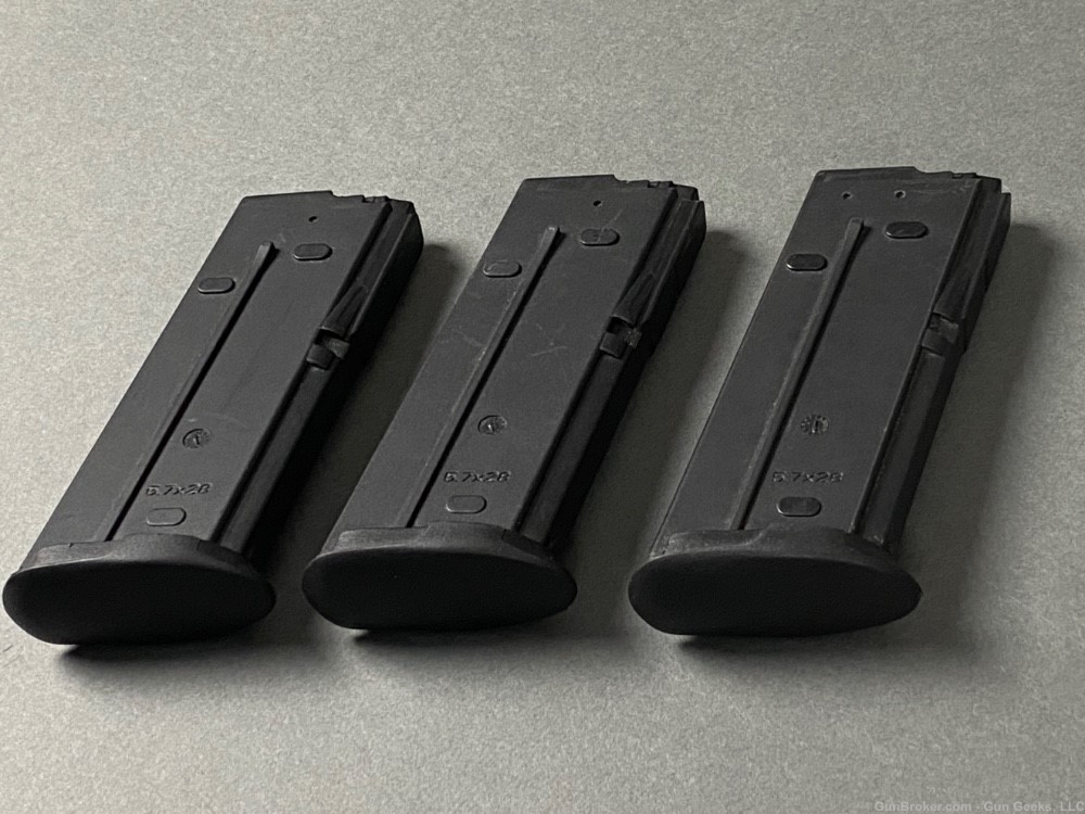 FN Five Seven IOM pistol ROUND TRIGGER GAURD 5.7x28 IN BOX 3 mags FN 5.7-img-22
