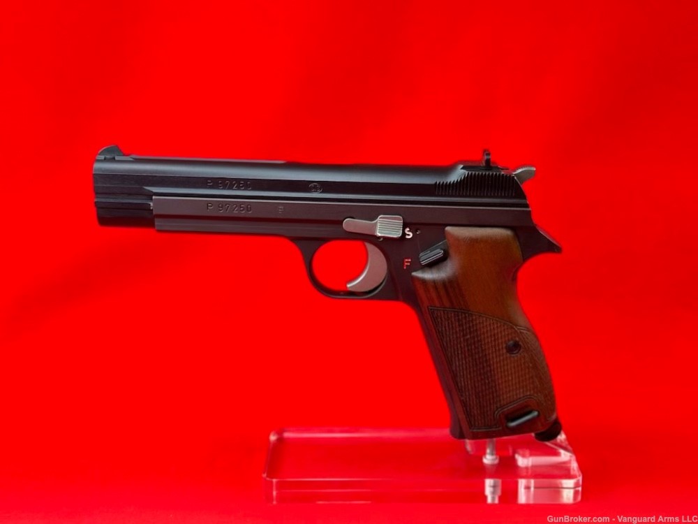 1984 Sig P210 9mm Pistol w/ Matching 7.65 Barrel! Made in Switzerland! -img-1