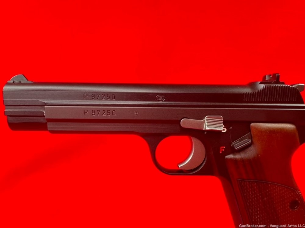 1984 Sig P210 9mm Pistol w/ Matching 7.65 Barrel! Made in Switzerland! -img-2