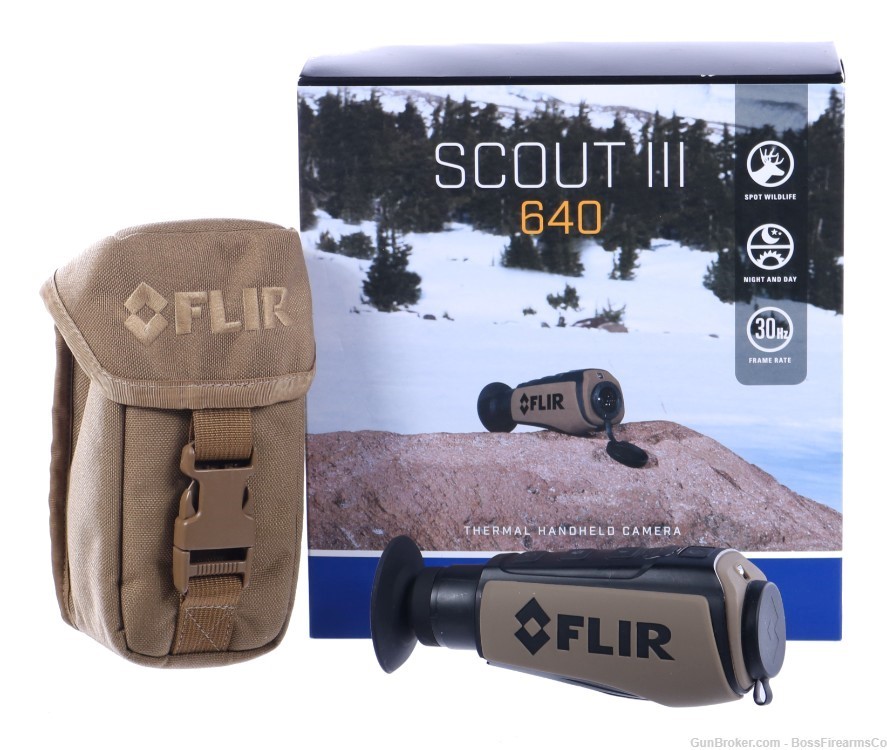 FLIR Scout III 640 Thermal Monocular FDE 431-0019-31-00- Used Like New (XX)-img-0