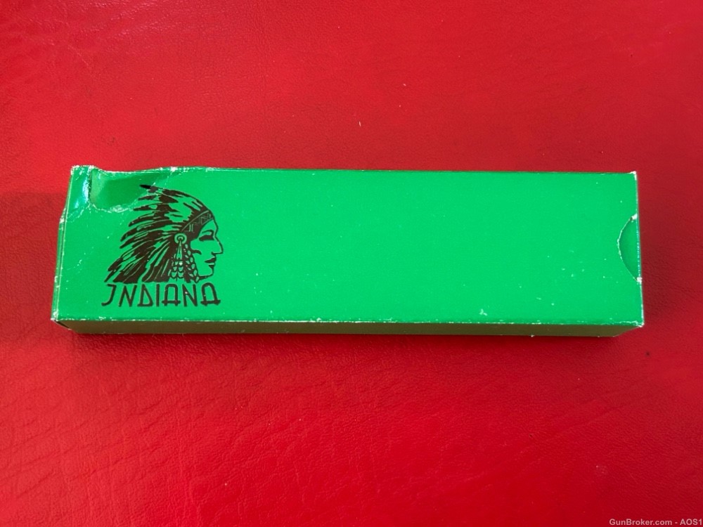 Vintage Indiana Maniago Italy Stag Lockback Pocket Knife NOS-img-8
