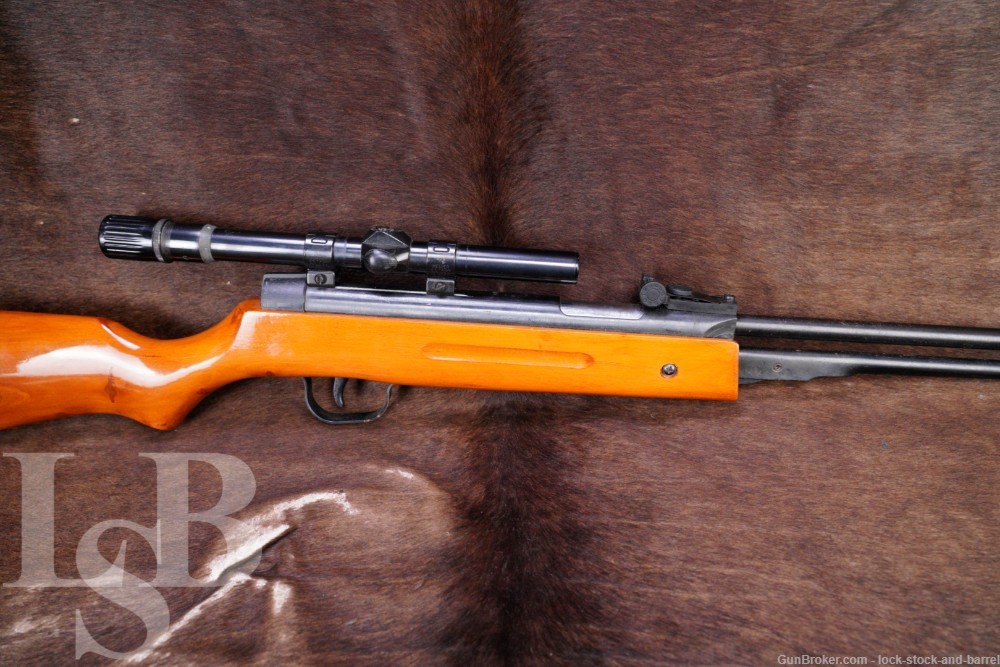 Chinese 4.5mm .177 Cal Pellet Single Shot 18.5" Under Lever Air Rifle-img-0