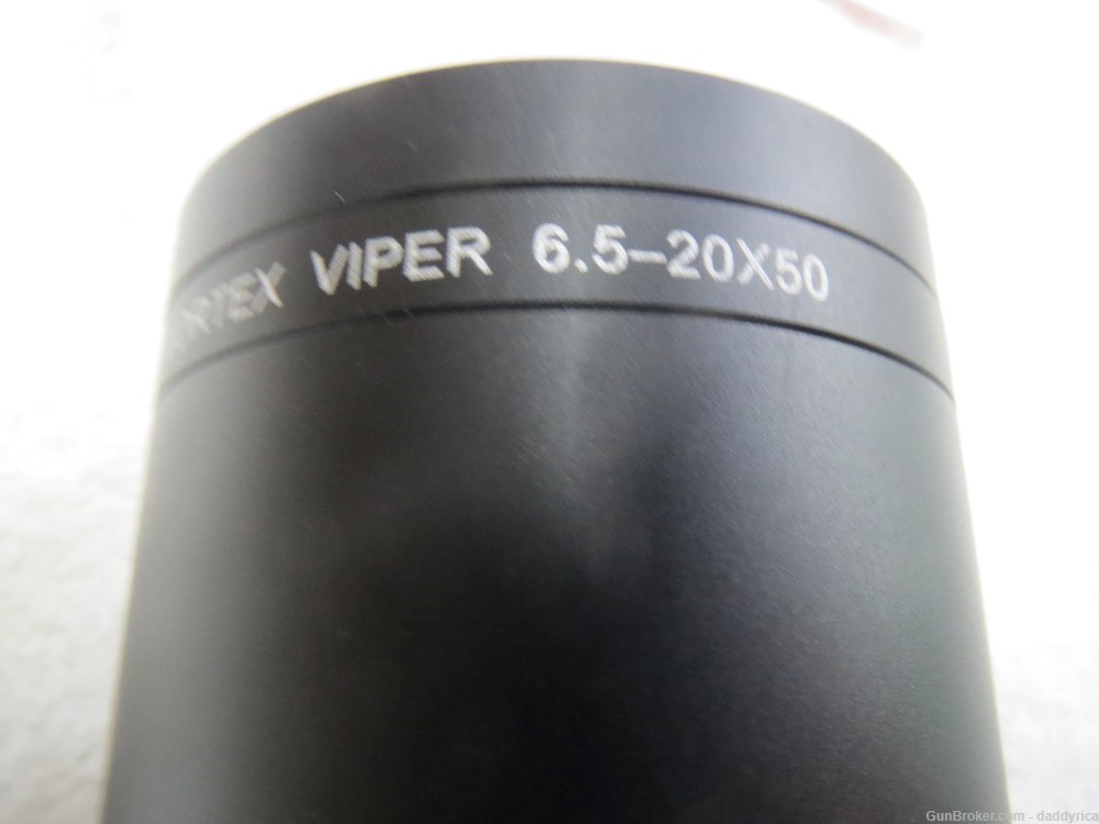 Vortex Viper VPR-M-06BDC 6.5-20X50 PA Rifle Scope Dead Hold BDC-MOA Package-img-7