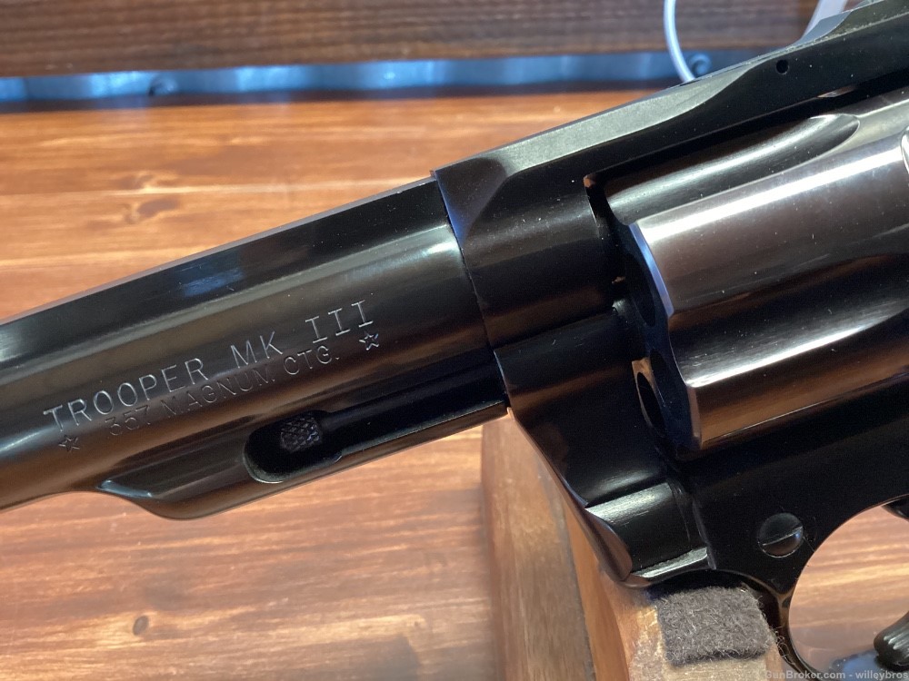 1971 C&R Colt Trooper MKIII .357 Mag 6” bbl Original Grips Bright Bore-img-4