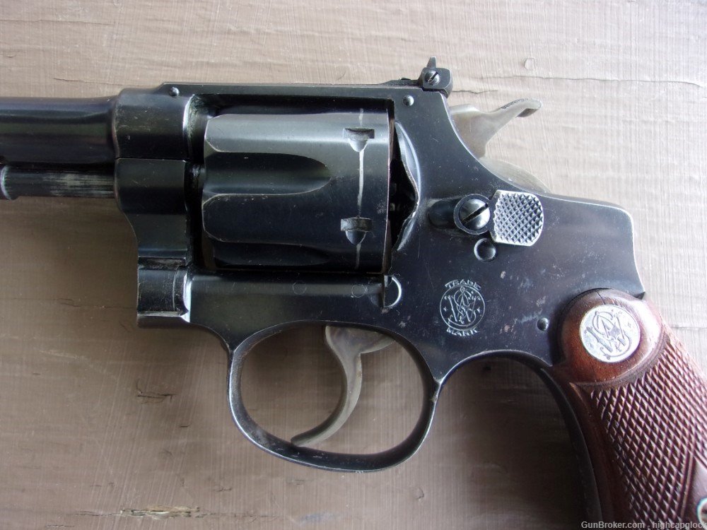 S&W Smith & Wesson I Frame .22 3.5" Revolver 5 Screw Adj Rear Sight $1START-img-7