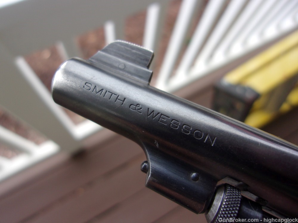 S&W Smith & Wesson I Frame .22 3.5" Revolver 5 Screw Adj Rear Sight $1START-img-10