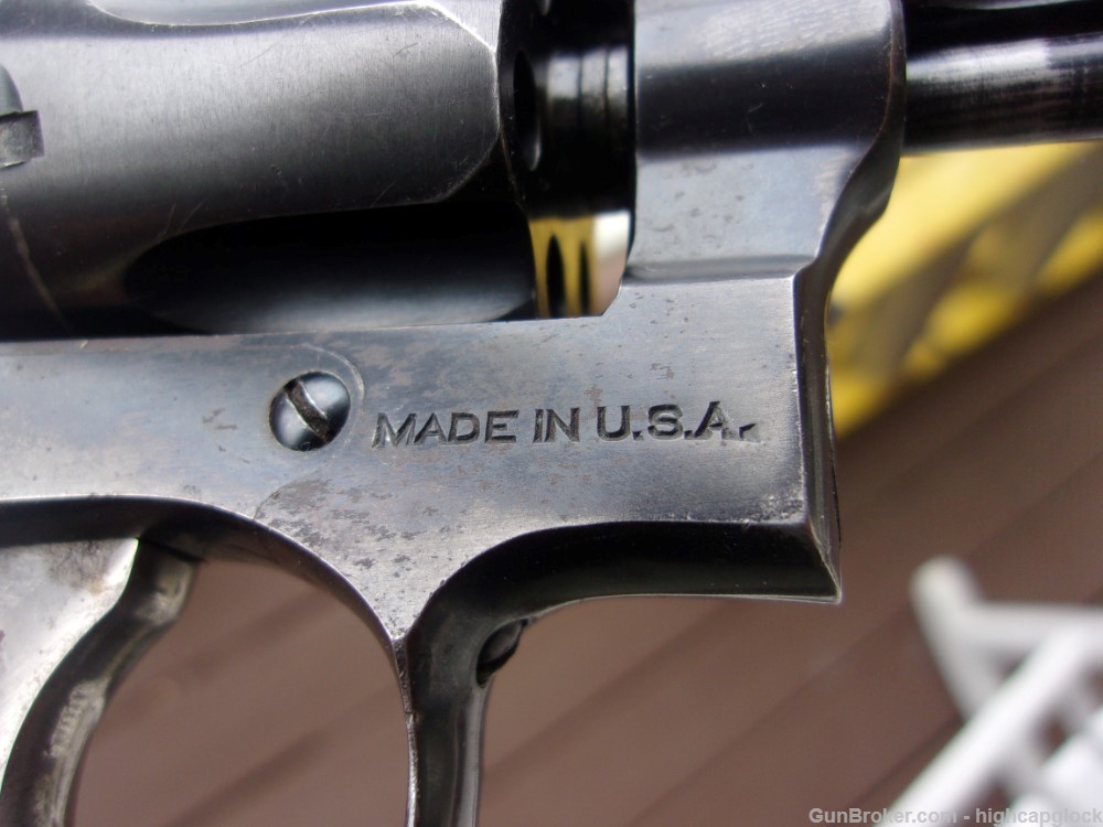 S&W Smith & Wesson I Frame .22 3.5" Revolver 5 Screw Adj Rear Sight $1START-img-12