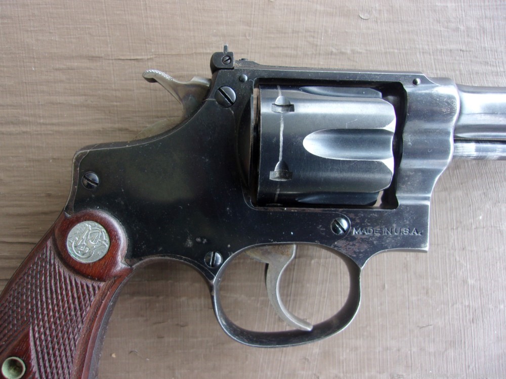 S&W Smith & Wesson I Frame .22 3.5" Revolver 5 Screw Adj Rear Sight $1START-img-3