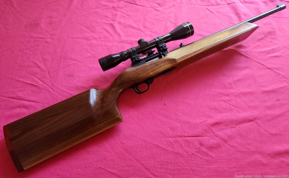 NICE RUGER 10/22 CARBINE WITH CUSTOM STOCK .22LR 18IN-img-0