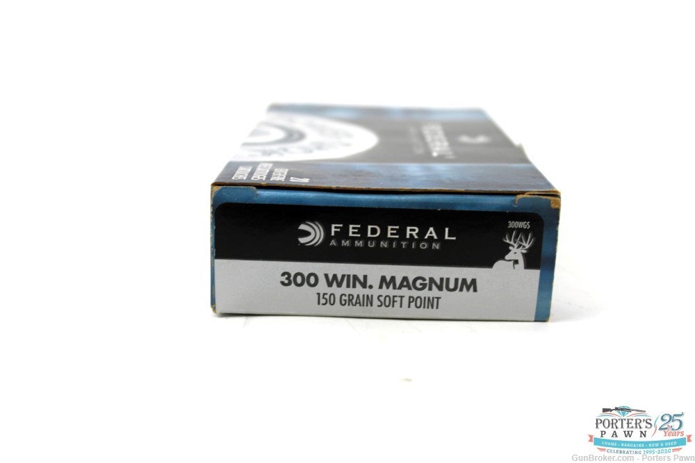 Federal .300 Win Mag 150gr Soft Point Ammunition - 20 Rounds-img-0