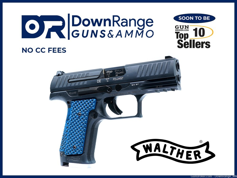 WALTHER Q4 SF | 9MM 15+1 | VZ GRIPS, ORIGINAL CASE, 3 MAGS-img-0