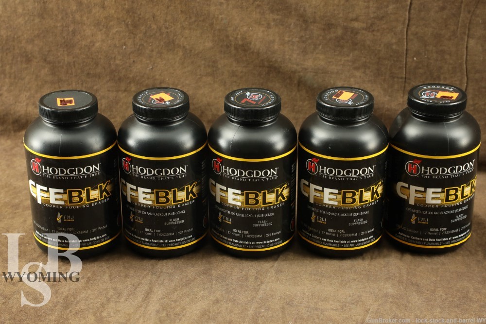 Lot of Hodgdon CFE Black Powder (Local Pickup Only) -img-0