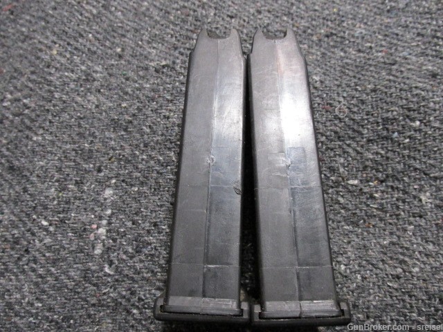 2-AFTERMARKET GLOCK 19/17 PISTOL MAGAZINES- 15 ROUNDS EACH-img-3