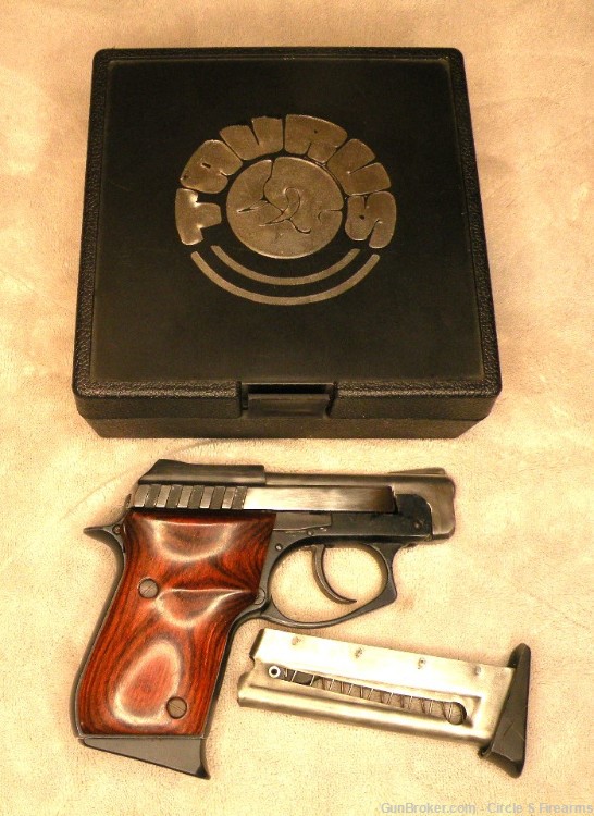 Taurus PT22 TWO-TONE w/Rosewood Grips PT 22  w/Factory Box -img-4