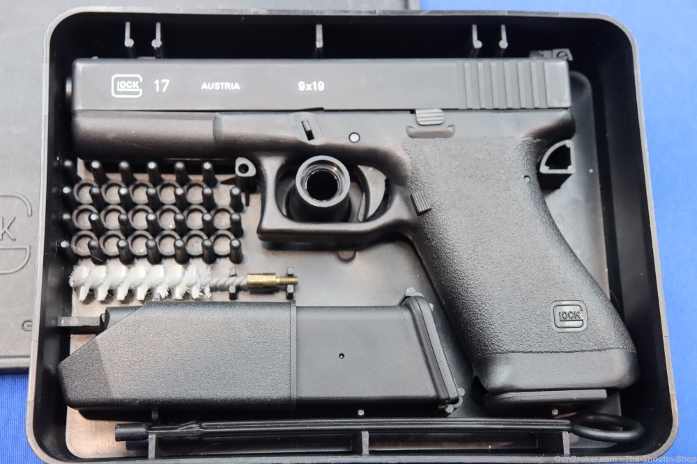 Glock Model G17 GEN1 Pistol FEB 1986 MFG 17 Gen 1 9MM AP S# LTH Date Code-img-1