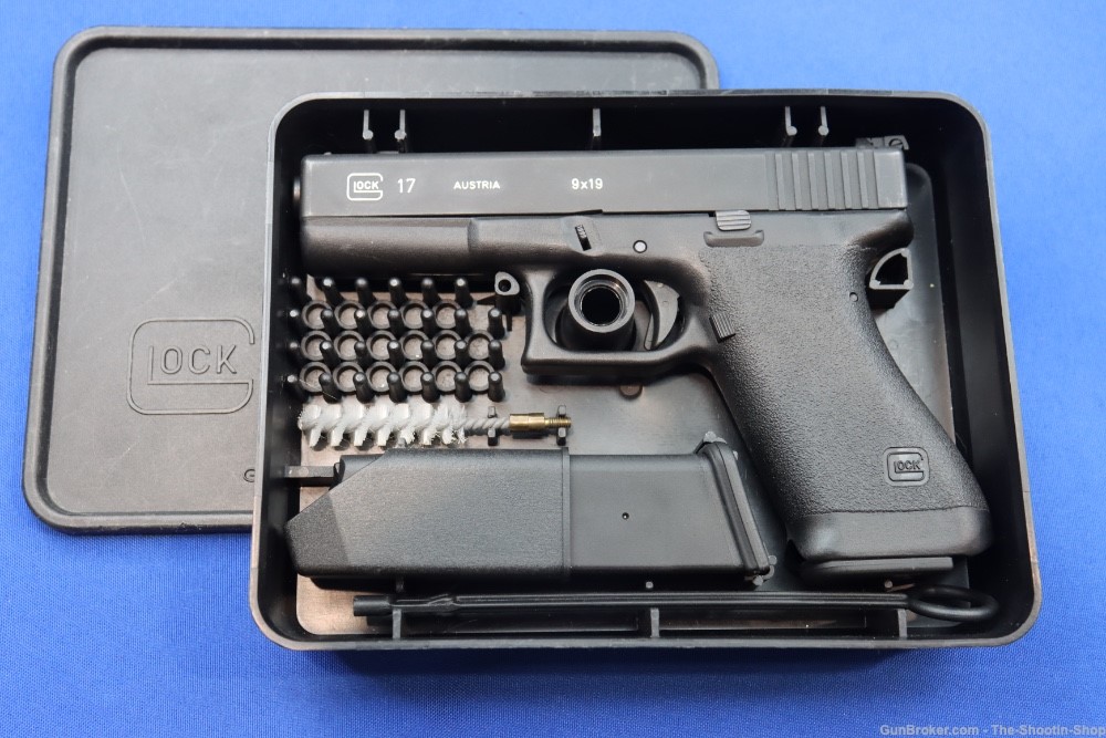 Glock Model G17 GEN1 Pistol FEB 1986 MFG 17 Gen 1 9MM AP S# LTH Date Code-img-0