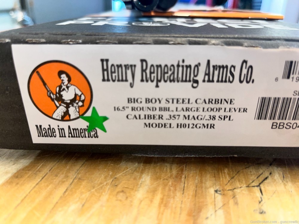 NEW Henry H012GMR Big Boy Steel Carbine 357Mag Blued 357 Mag 16.5" Layaway-img-25