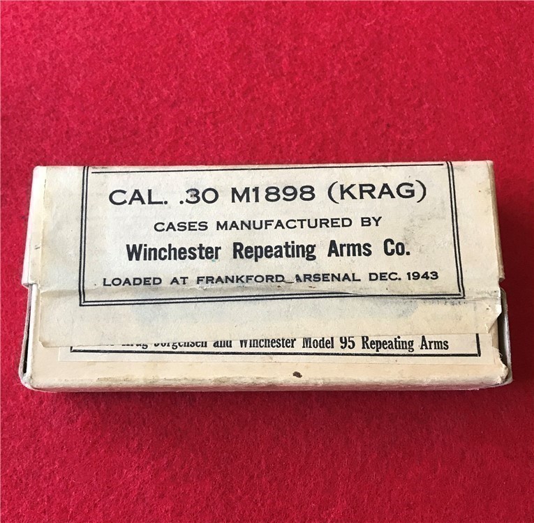 1943 WW2 Winchester .30 M1898 Krag Blanks—Factory Sealed-img-0