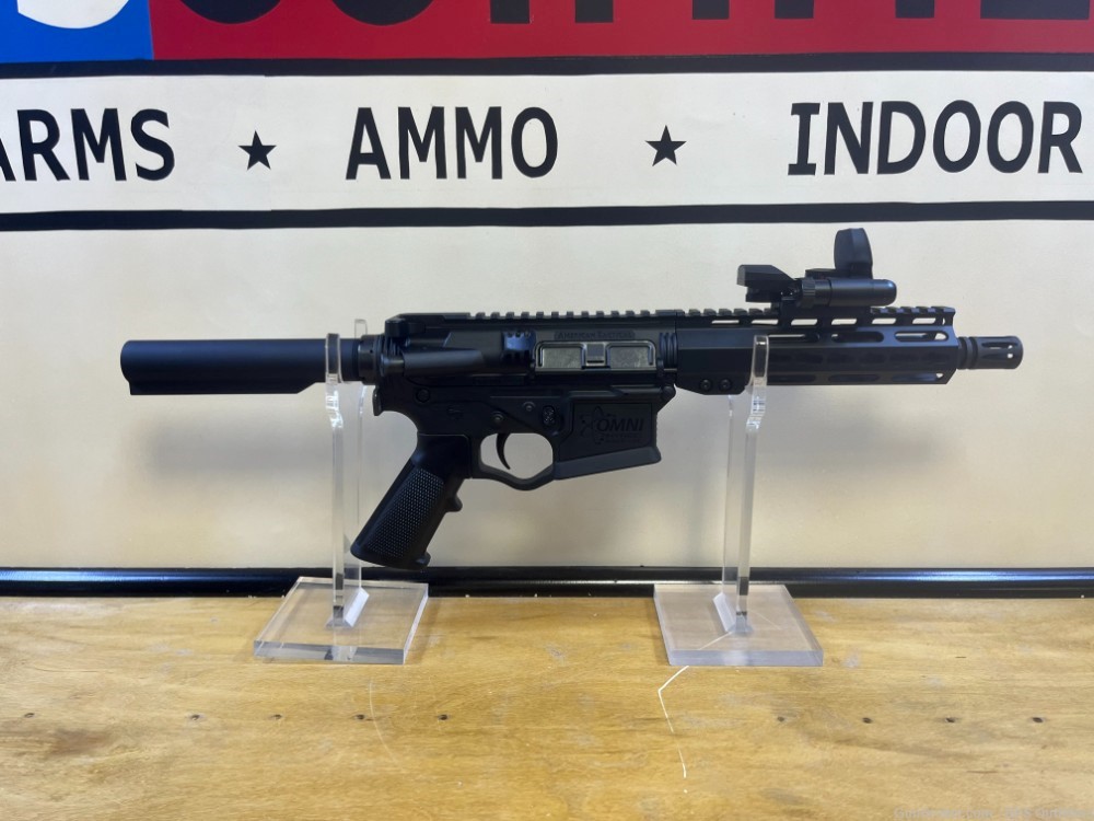 American Tactical Omni Hybrid 5.56 Pistol 8.5" - Pre Owned-img-0
