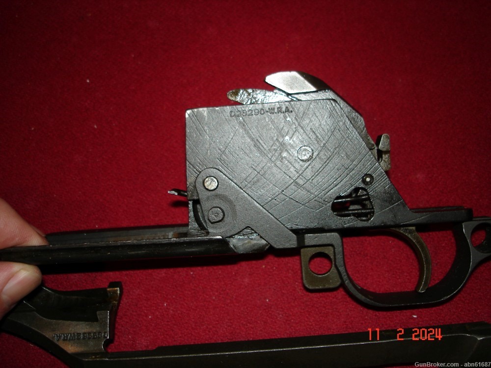 WWII Winchester M1 Garand parts lot Op rod bolt trigger group-img-6