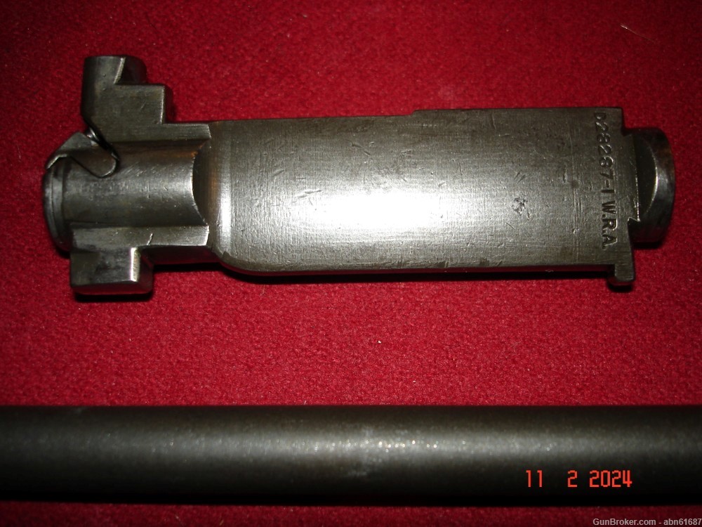 WWII Winchester M1 Garand parts lot Op rod bolt trigger group-img-3