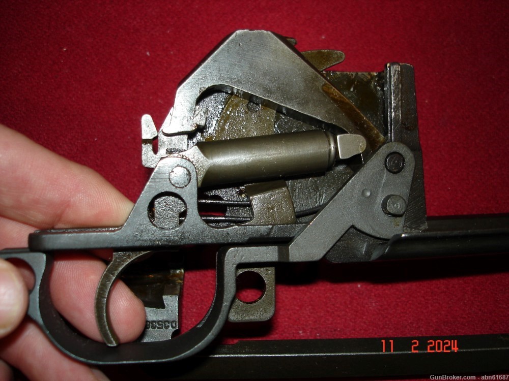 WWII Winchester M1 Garand parts lot Op rod bolt trigger group-img-8
