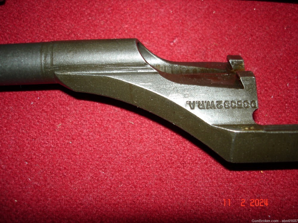 WWII Winchester M1 Garand parts lot Op rod bolt trigger group-img-2