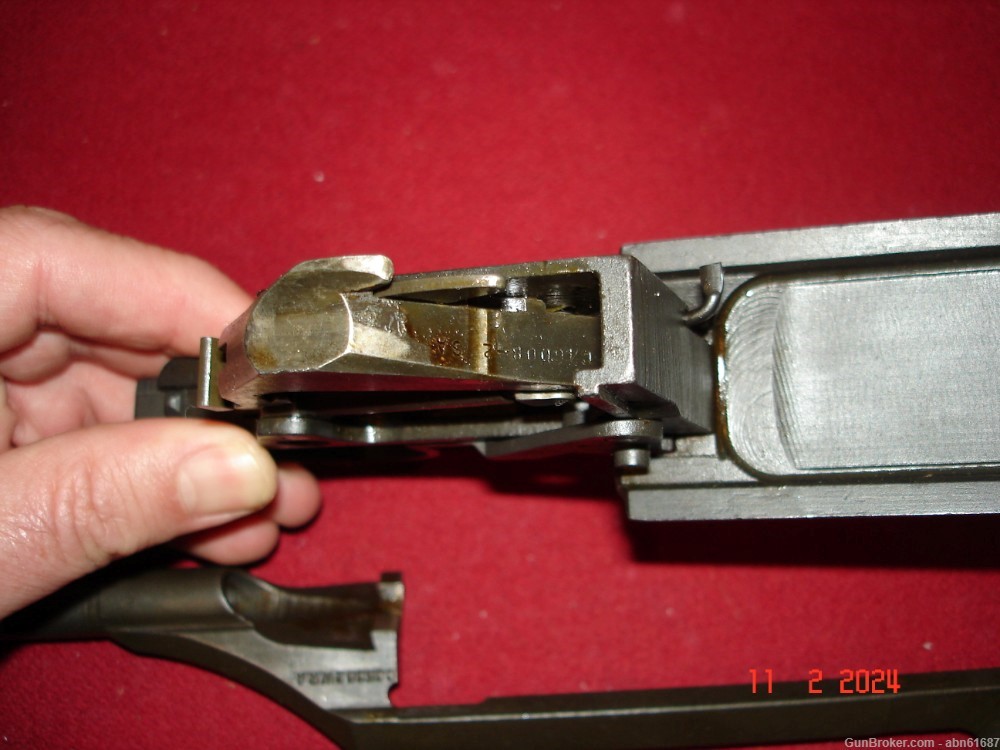 WWII Winchester M1 Garand parts lot Op rod bolt trigger group-img-7