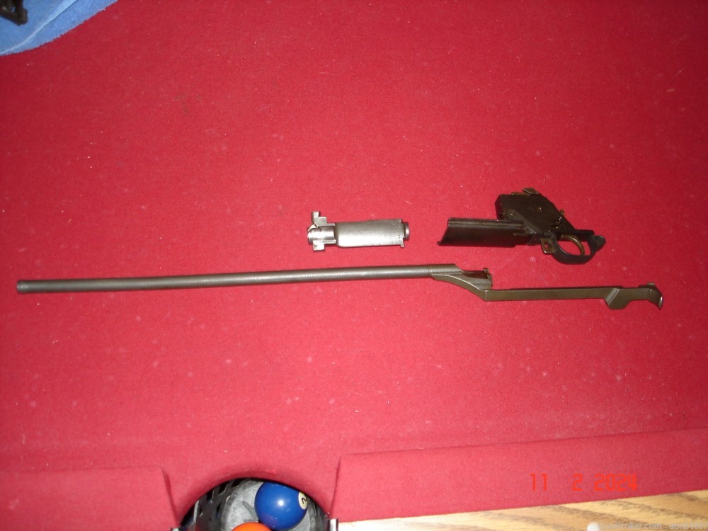 WWII Winchester M1 Garand parts lot Op rod bolt trigger group-img-0