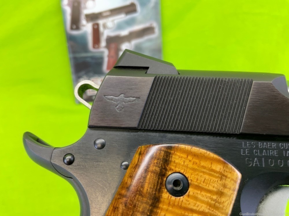 Les BAER 1911 GUNSITE PISTOL Jeff Cooper Gun Site 45 ACP FS Full Size Colt -img-12