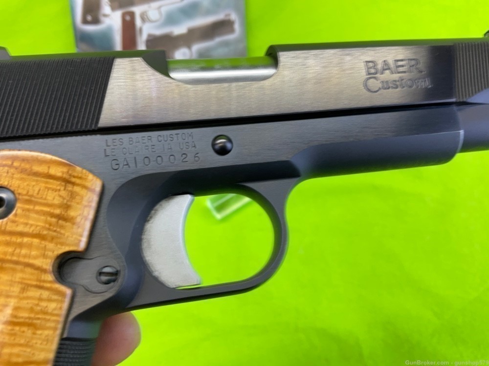 Les BAER 1911 GUNSITE PISTOL Jeff Cooper Gun Site 45 ACP FS Full Size Colt -img-15
