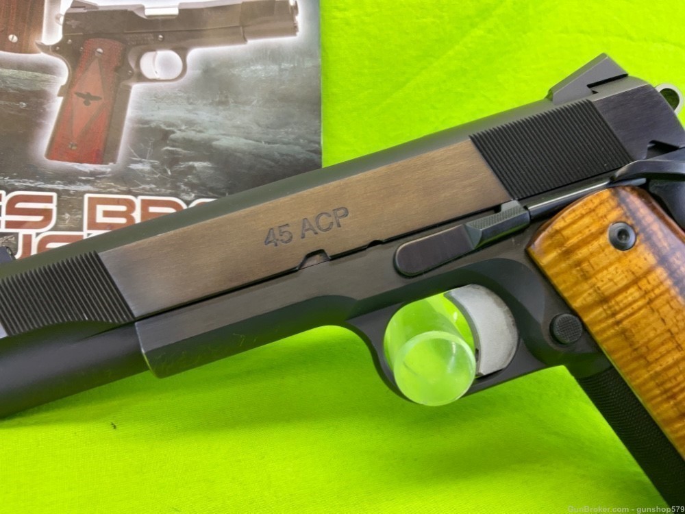 Les BAER 1911 GUNSITE PISTOL Jeff Cooper Gun Site 45 ACP FS Full Size Colt -img-2