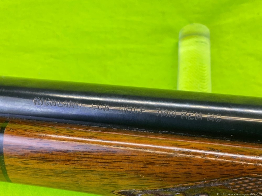 Custom Spanish Mauser 98 Richland Gun Shop 7mm rem mag 24 In Carved Walnut -img-23