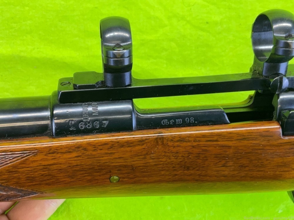 Custom Spanish Mauser 98 Richland Gun Shop 7mm rem mag 24 In Carved Walnut -img-20