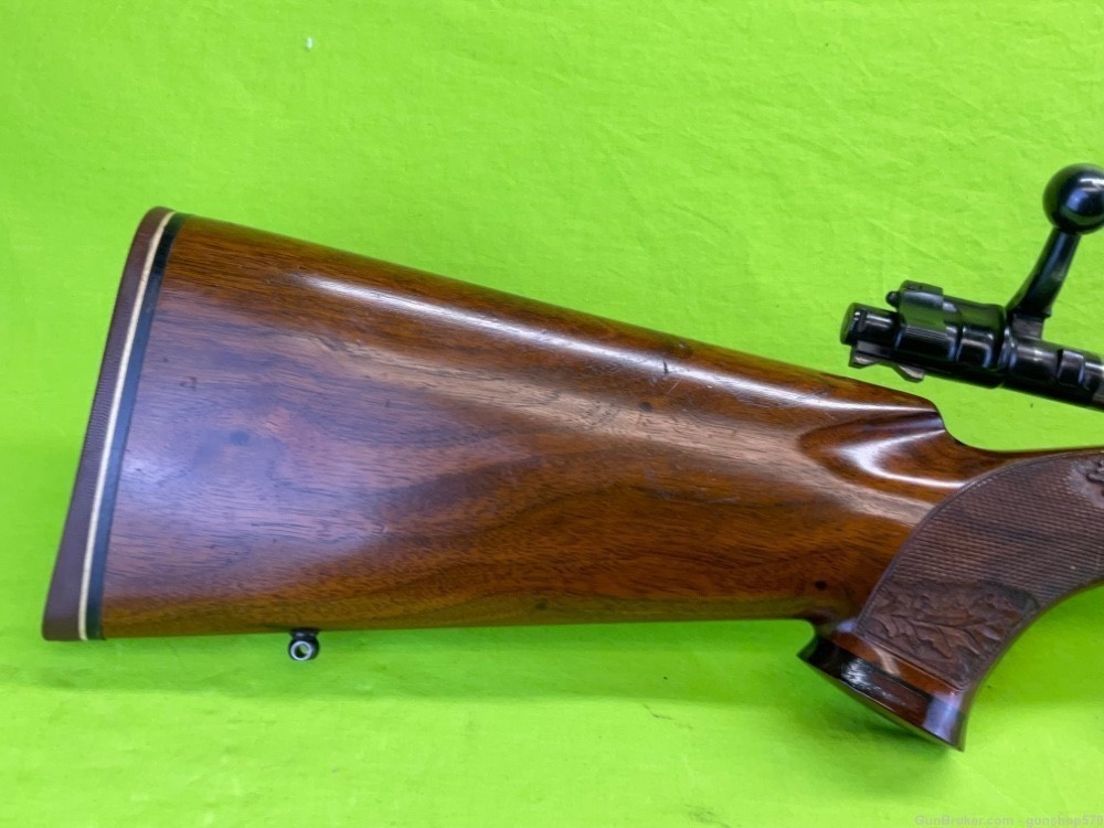 Custom Spanish Mauser 98 Richland Gun Shop 7mm rem mag 24 In Carved Walnut -img-1