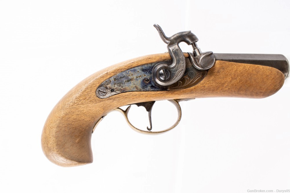 Philadelphia Derringer Blackpowder pistol  44CAL Durys # 4-2-1147-img-3